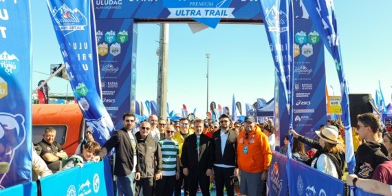 Uludağ’da nefes kesen maraton heyecanı