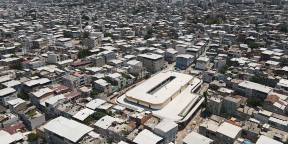Yavuzselim Kapalı Pazar Alanı ve Gençlik Merkezi hızla yükseliyor