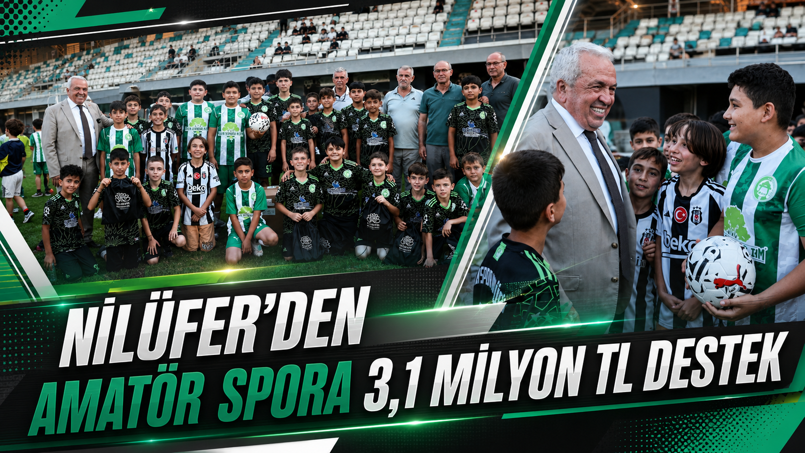 Nilüfer’den amatör spora 3 milyonluk destek