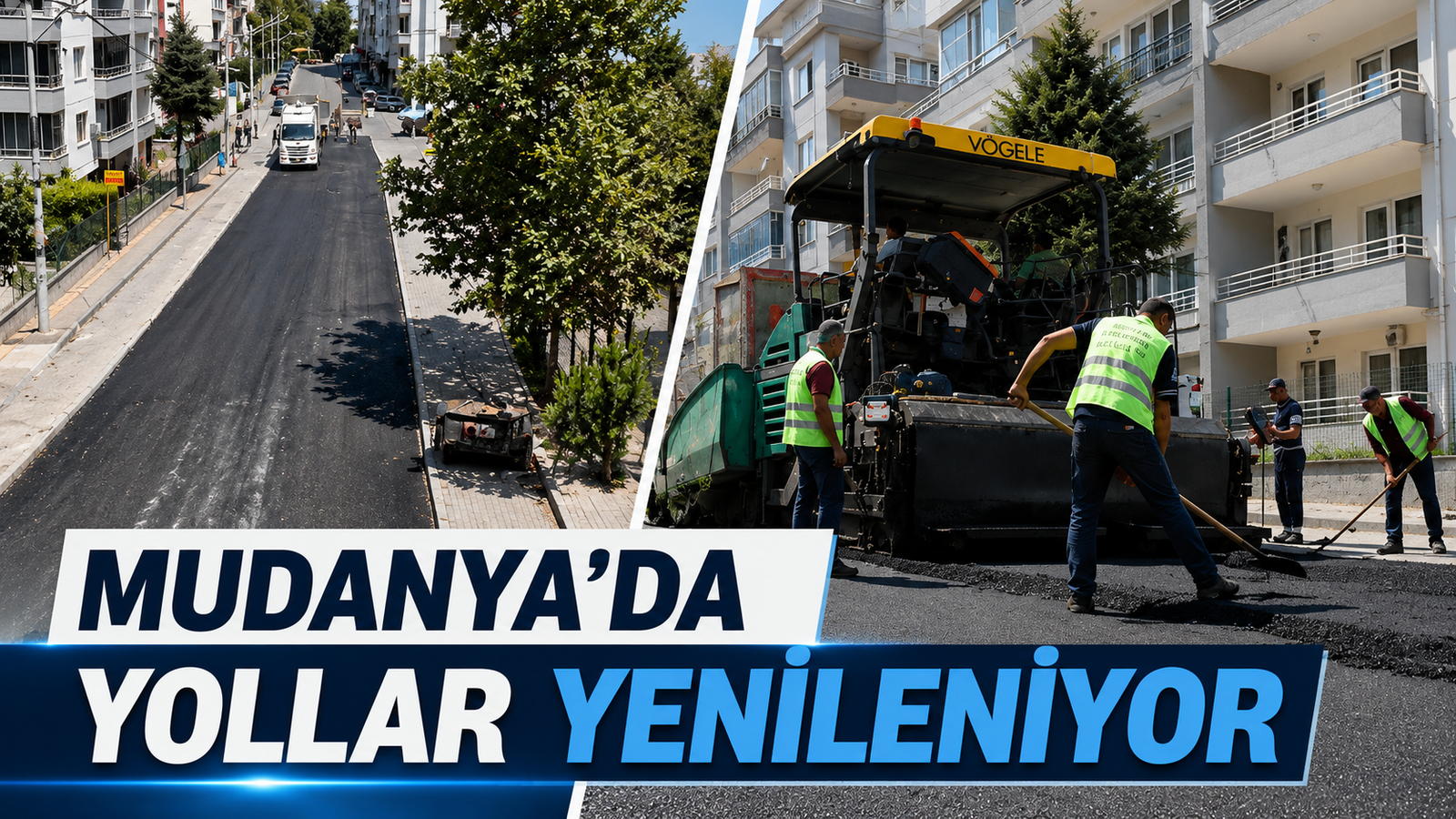 Mudanya’da yollar yenileniyor