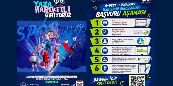 GSB Spor Okulları 29 Haziran’da Bursa’da başlıyor