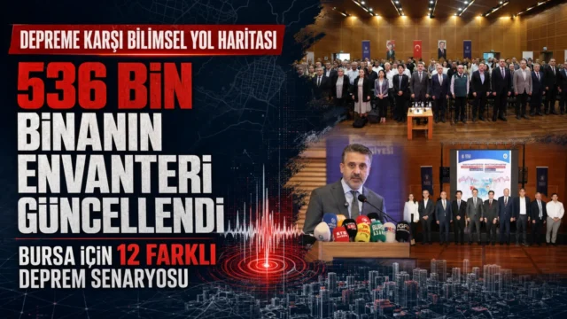 Bursa için 536 bin binayı kapsayan deprem risk analizi