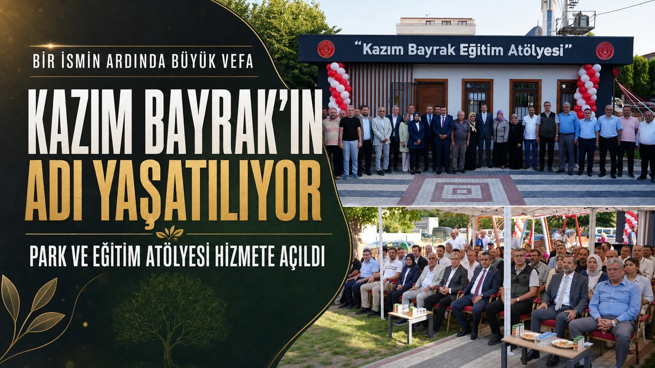 Gürsu’nun yangın kahramanı Kazım Bayrak’ın adı park ve atölyede yaşayacak