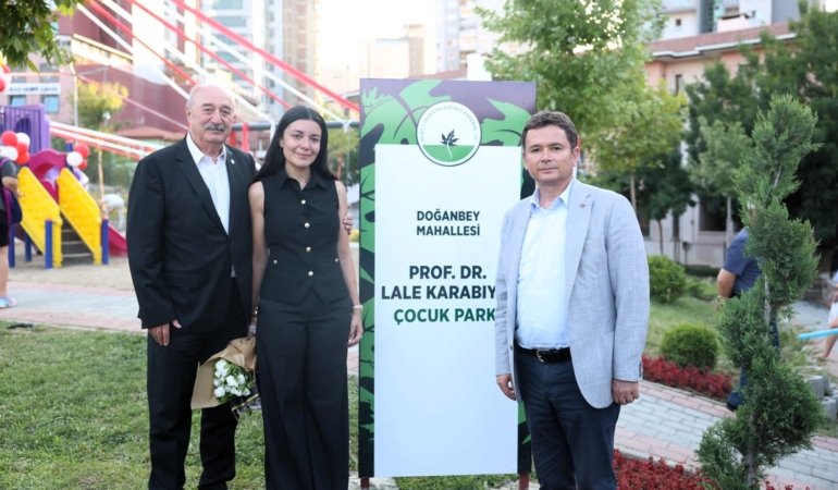 Osmangazi’de Lale Karabıyık’ın adı çocuk parkında yaşayacak