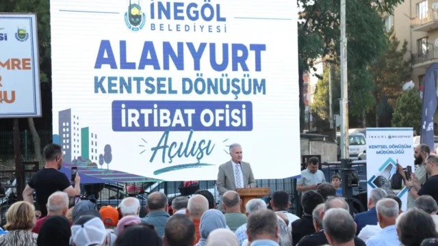 İnegöl Alanyurt’ta 501 Yapıyı Kapsayan Dönüşüm Projesi Anlatılıyor