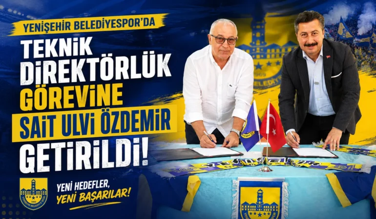 Yenişehir Belediyespor’da teknik direktörlük görevine Sait Ulvi Özdemir getirildi