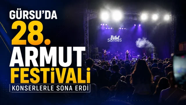 Gürsu’da 28. Armut Festivali konserlerle sona erdi