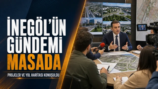 İnegöl yerel basın buluşması manşeti