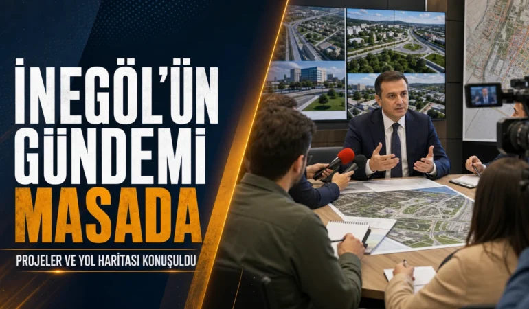 İnegöl yerel basın buluşması manşeti