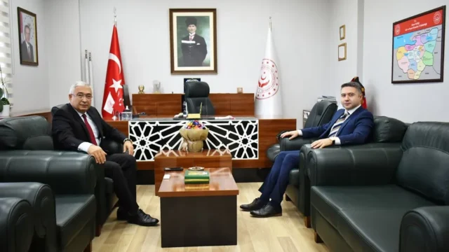 Kestel Kaymakamı Emre Zeyrek sosyal hizmetler ziyareti
