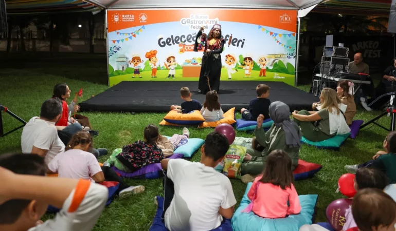 Festivalde çocuklar hem eğlendi hem spor yaptı