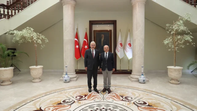 Mehmet Hilmi Güler ile Bursa Valisi Erol Ayyıldız