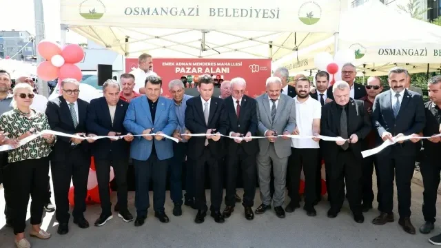 Emek Adnan Menderes Mahallesi yeni pazar alanı açılışı