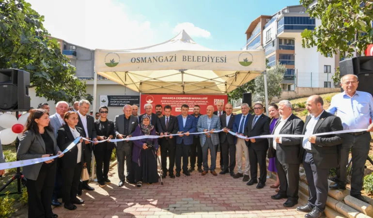 Ovaakça’da üç hizmet birden açıldı