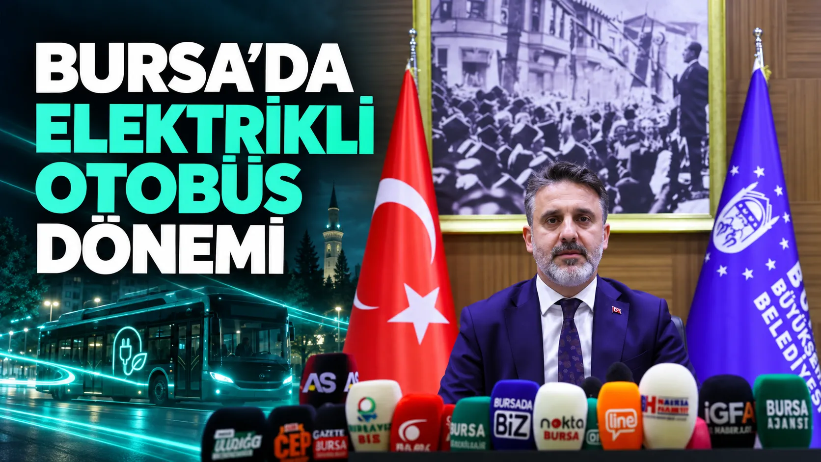 Bursa’da elektrikli otobüs dönemi