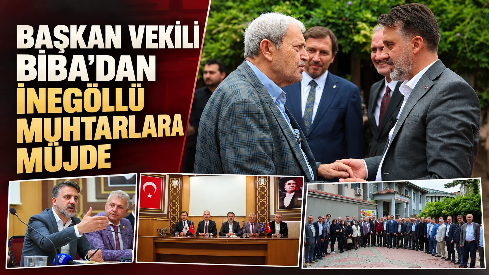 İnegöllü muhtarlara yeni buluşma merkezi müjdesi