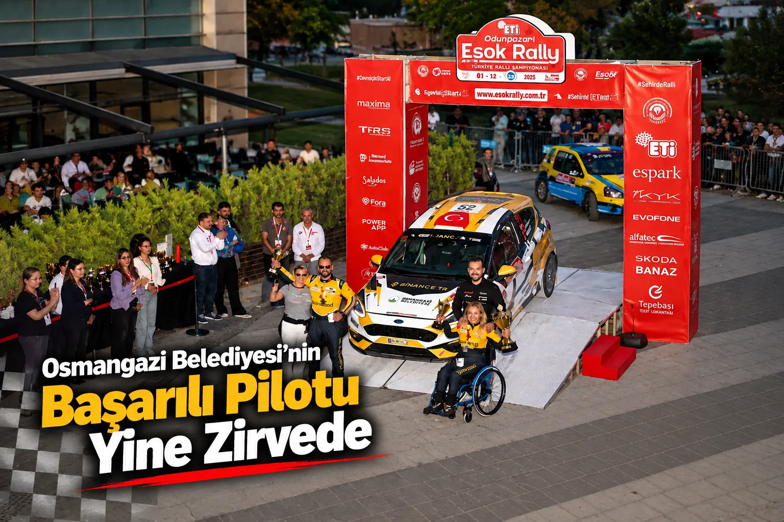 Kübra Denizci Keskin Eskişehir Rallisi’nde yine podyumda