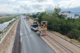 Bursa’da Samanlı Bağlantı Yolu Yenilendi