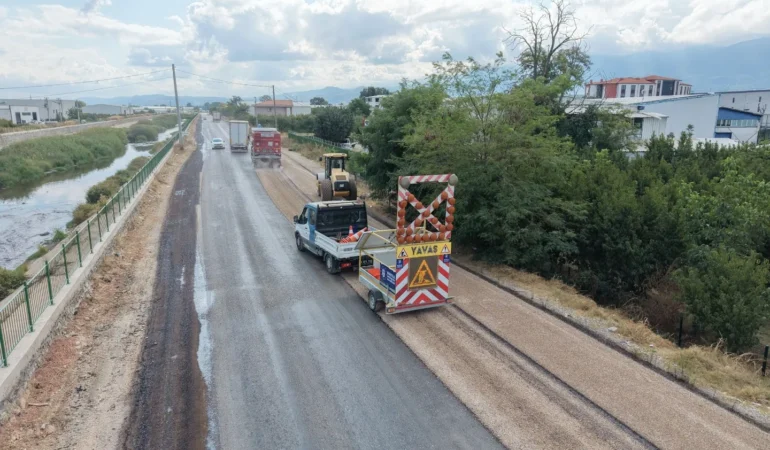 Bursa’da Samanlı Bağlantı Yolu Yenilendi