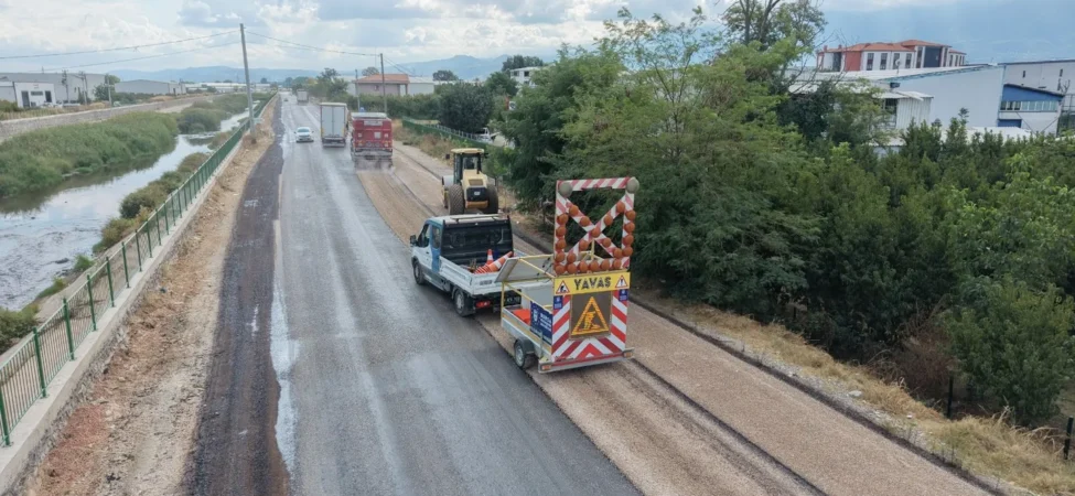 Bursa’da Samanlı Bağlantı Yolu Yenilendi