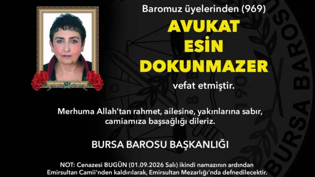 Avukat Esin Dokunmazer Vefat Etti