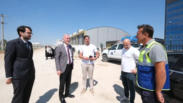 İnegöl 105 Ada’da 11 kilometrelik yol çalışması başladı