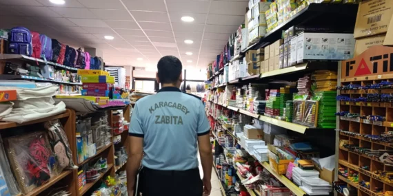 Karacabey’de Kırtasiyelere Eğitim Dönemi Denetimi
