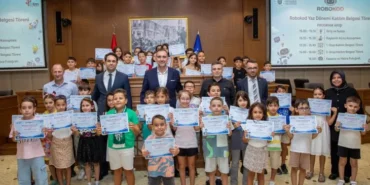 Bursa ROBOKOD sertifika töreni