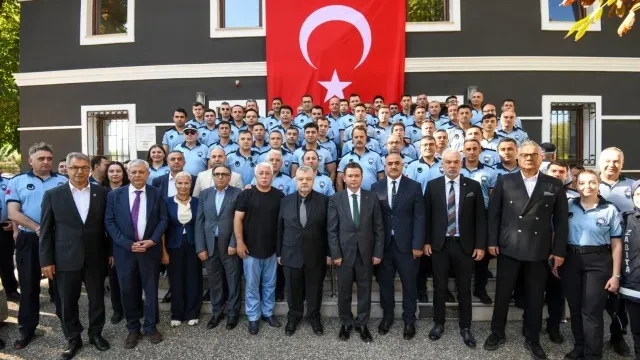 Başkan Erkan Aydın Osmangazi Zabıtasıyla Buluştu