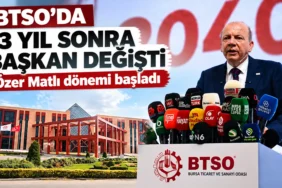 BTSO’da Başkan Değişti