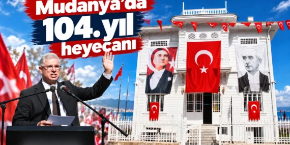 Mudanya’da 104. yıl heyecanı