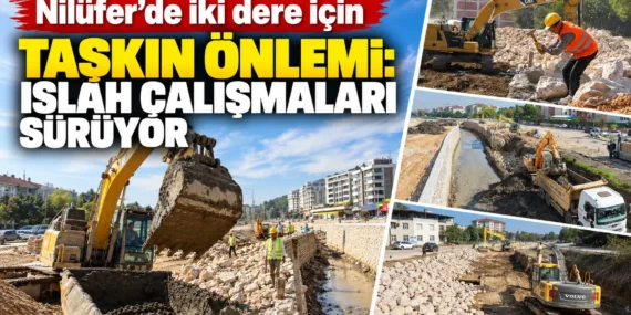 Nilüfer’de Taşkın Önleme Çalışmaları